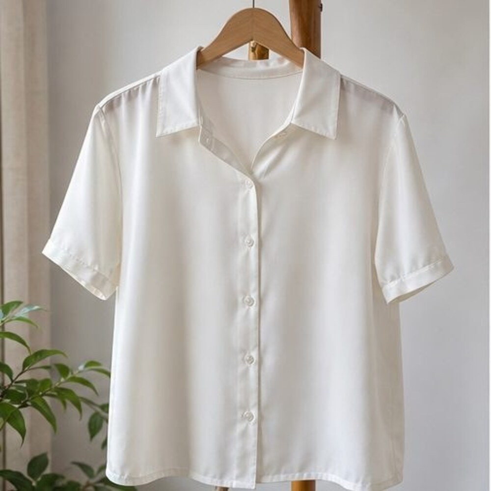 Ivory Peplum Top